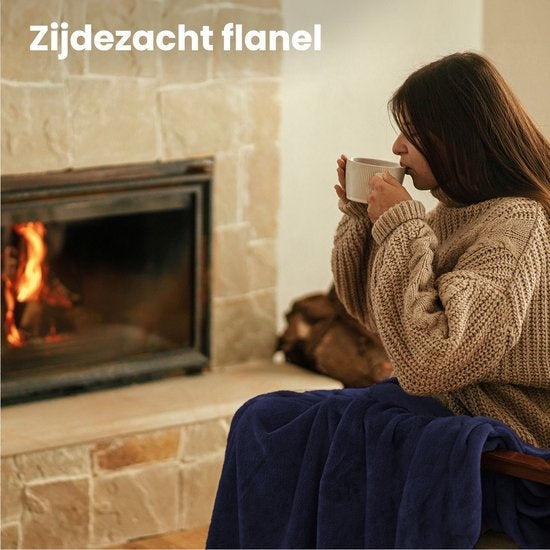 Auronic Electric Blanket - Wärmedecke - 9 Wärmestufen - 1 Person - 160x120cm - Blau
