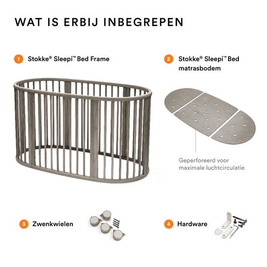 Stokke® Sleepi™ Kinderbett V3 – Hazy Grey