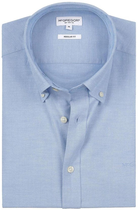 McGregor Hemd Oxford Stretch Mm999 6001 01 2001 Hellblau Herren Größe - M