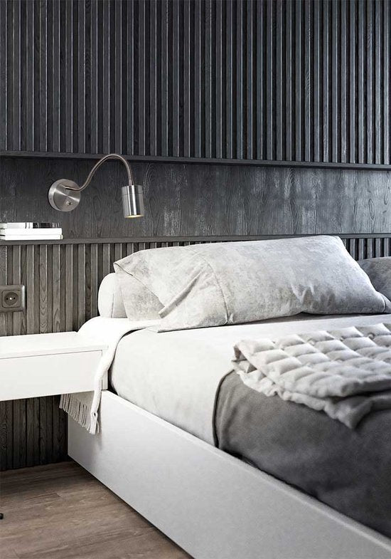 Mexlite Wandleuchte Upround - Stahl - Metall - 3390ST