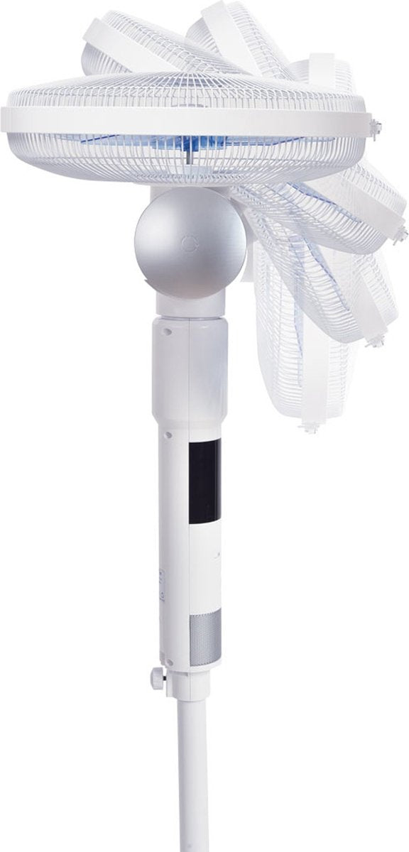 Solis Breeze 360Â° Standventilator 7582 - Standventilator mit Fernbedienung - Timerfunktion - 140 cm hoch - Weiß