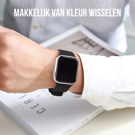 Podec Smartwatch - Silikonband Mehrfarbig 6er Set - Passend für Apple Watch - Band Passend für iWatch 38 / 40/ 41 mm - Passend für Series 1/2/3/4/5/6/7/SE