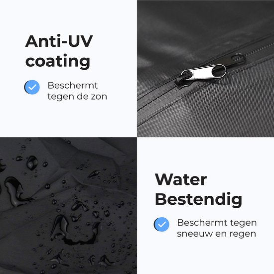 Kissensack für Gartenkissen XXL - Gartenmöbelhülle - Gartenmöbel-Aufbewahrungshülle - Wasserdichte Schutzhülle - Abdeckungen für Gartenmöbel - UV-Schutz - Wetterfest - Schwarz