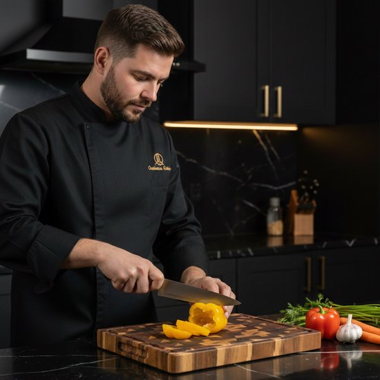 Villux Schneidebrett – Schneidebrett-Set – Schneidebrett aus Holz – Schneidebretter – Schneidebrett aus Akazienholz – Holzschneidebrett – Schneidebrett-Set – Tapas-Brett - Snackbrett – Servierbrett – Häppchenbrett – Schneideblock aus Akazienholz (Stammhol