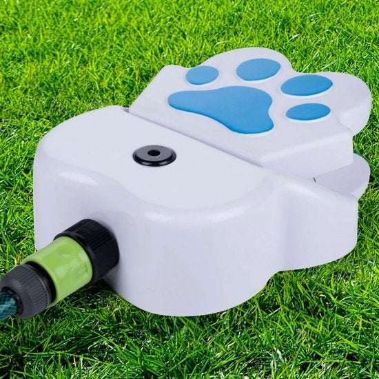maxxpro Wasserfontäne mit Pedal - inkl. Sprinkler Gartenschlauchanschluss - Spielzeug für draußen