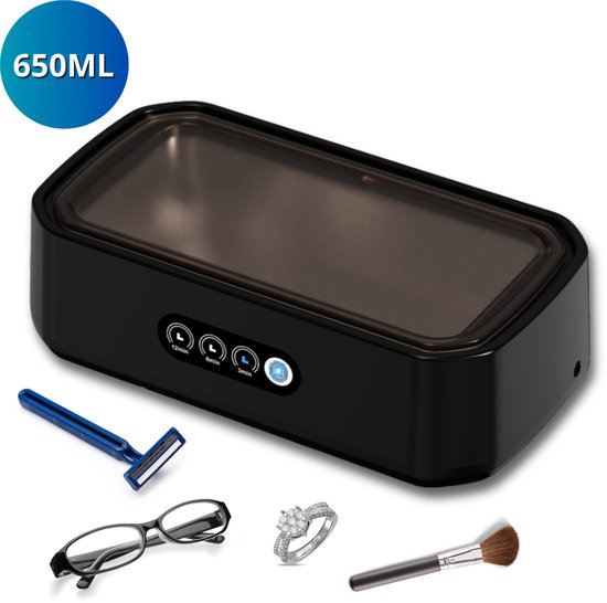 Ultraschallreiniger - 650ml - Brillenreiniger - Schmuckreiniger - Uhr - Zeri