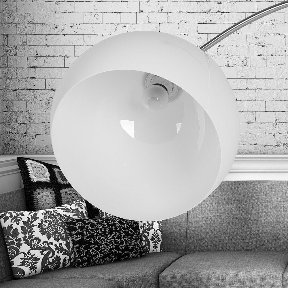 DBA Stehende Bogenlampe -220cm verstellbar mit Marmorsockel