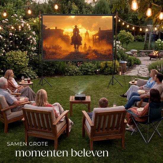 tectake® Beamer-Leinwand – 100 Zoll (257 cm) – 16:9-Projektionsleinwand mit doppeltem Stativ – 4K HD – aufrollbar – ausziehbar – Projektionsleinwand – Präsentationsleinwand – Heimkino – inklusive Tragetasche