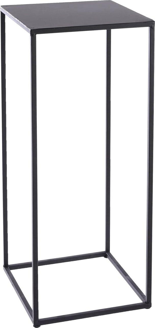 Mica Decorations Beistelltisch Quinty - 30x30x70 cm - Schwarz - Eisen