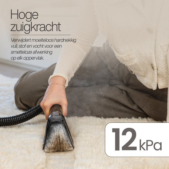 GoScrub® 3-in-1-Teppichreiniger PRO mit Bodenwischer – Dampfreiniger und Fleckenentferner für Sofas und Teppiche – 100 °C Dampf – Sofa-Reiniger – Möbelreiniger – Sitzmöbel-Reiniger