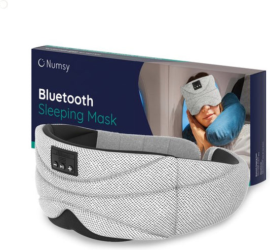 Numsy Schlafmaske Bluetooth - Schlaf Kopfhörer - Stirnband