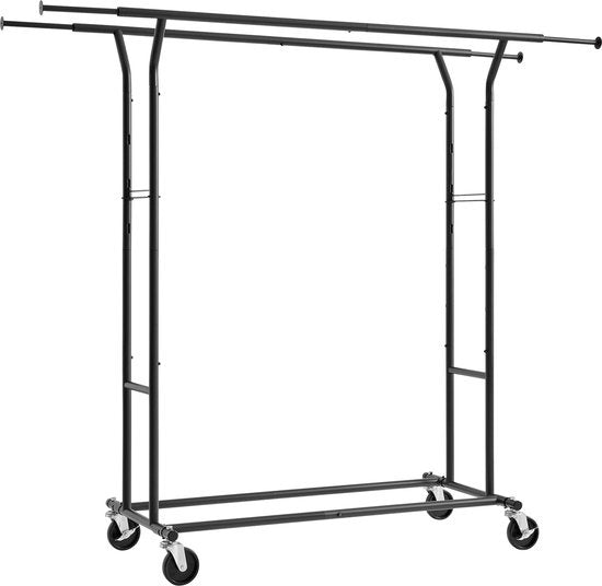 O'DADDY - Kleiderständer - auf Rollen - Metall - Schwarz
