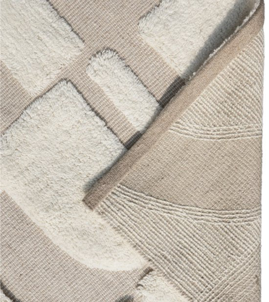 von fonQ Glyph Teppich – Naturfarben – rechteckig – 160 x 230 cm