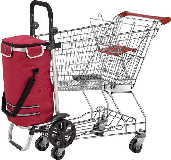 Einkaufswagen 3in1 - 56L - Rot