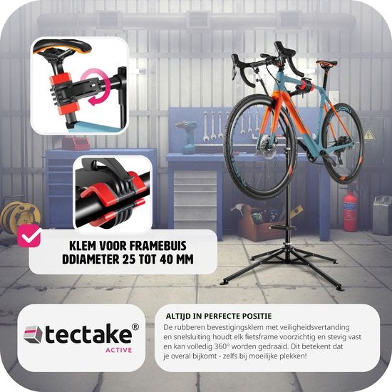 tectake - Fahrrad-Reparaturständer Fahrrad-Montageständer E-Bike Philipp - 402899