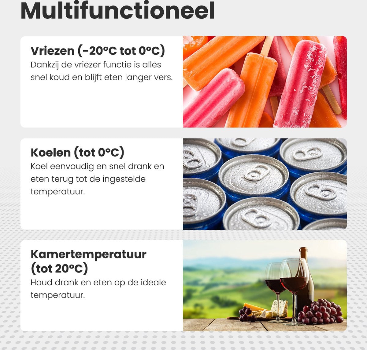 Auronic Electric Compressor Cooler - 49.5L - Autoladegerät 12V Steckdose 230V - Grau