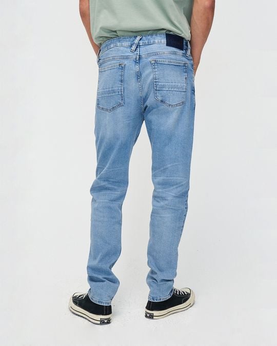 Kuyichi Jim Regular Slim – Hellblau – W32/L34