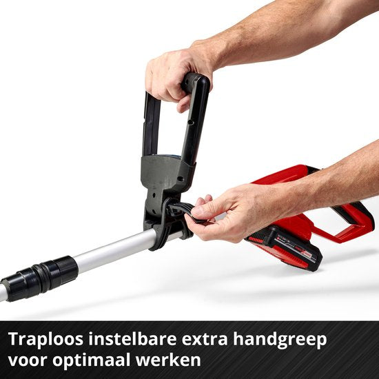 Einhell Akku-Fugenreiniger GE-CC 18 Li Solo – Power X-Change – 18 V/Li-Ion – 1200 U/min – Bürstendurchmesser: 10 cm – inkl. Stahl- und Nylonbürste – ohne Akku und Ladegerät