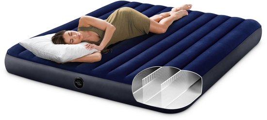 Intex King Dura-Beam Classic Downy Luftmatratze – 203 × 183 × 22 cm