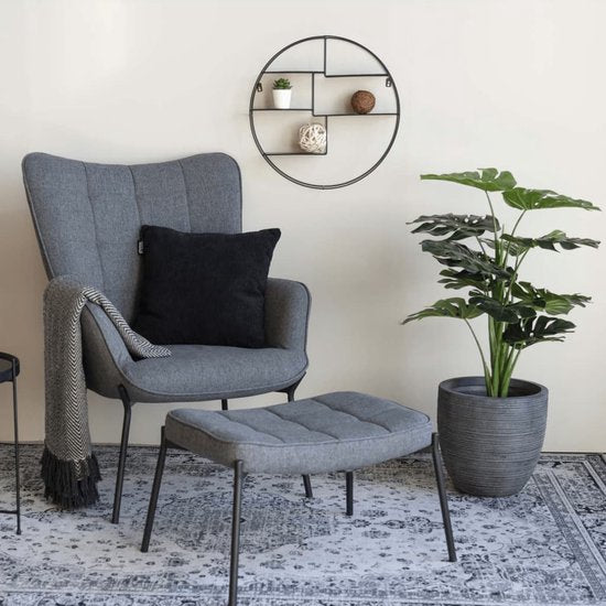 Haus - Nordic - Regal - Sophie - Stahl - schwarz