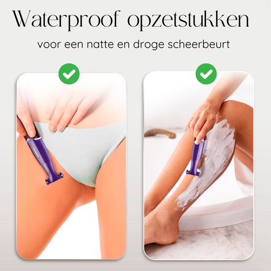 6-in-1 Bikini-Trimmer - Sansbeauté® - Gesicht - Achseln - Beine - Bikinizone - Augenbrauentrimmer - Gesichtshaarentfernung Damen - Intimzone - Ladyshaves Bikini - Epilierer elektrisch