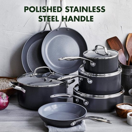 Greenpan Valencia Pro 16-teiliges Keramik-Pfannenset - CC000763-001