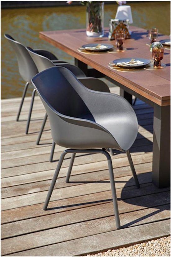 Hartman Sophie Rondo Elegance Gartenstuhl – 2er-Pack – Anthrazit