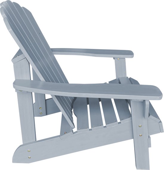 AXI Carmen Adirondack-Stuhl – Loungesessel aus Holz mit Armlehnen – Hohe Rückenlehne – 90,5 x 78,4 x 93 cm