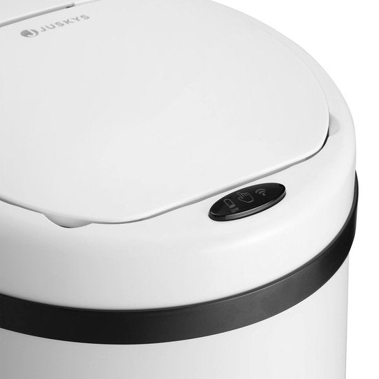 Automatischer Abfallsammler / Abfallsammler / Sensorabfallsammler - 30 Liter - Weiß - Rund