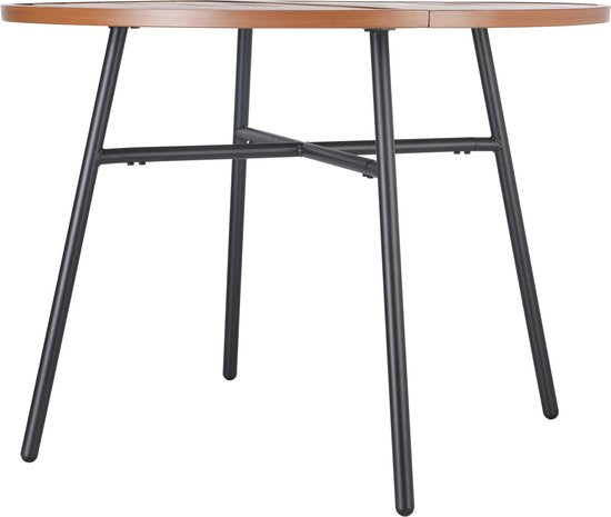 VDD – Gartentisch – Tisch für den Außenbereich – Runder Tisch – Aluminium – 100 x 73,5 cm