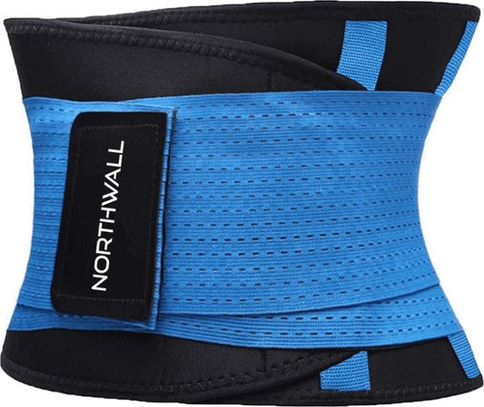 Northwall Lower Back Brace - Rückenkorrektor gegen Kreuzschmerzen - Rückenstütze - Blau - Größe XL