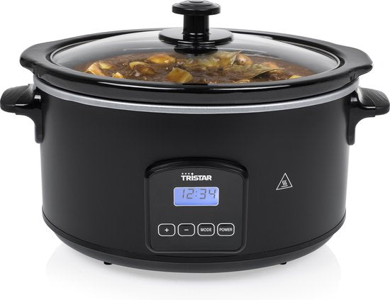 Tristar Slow Cooker 180 W – VS-3920 – 4,5 l – Keramik-Inneneinsatz – Schwarz