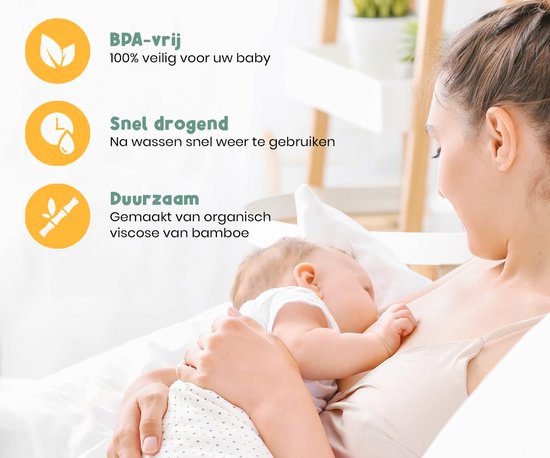 Frummel Stilleinlagen - Stilleinlagen waschbar - Wiederverwendbar - 14 Stück