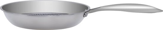 Resto Altair Bratpfanne - Ø26 cm - Dreischicht-Edelstahl - Wabenförmige Antihaftbeschichtung - Induktion - Backofenfest