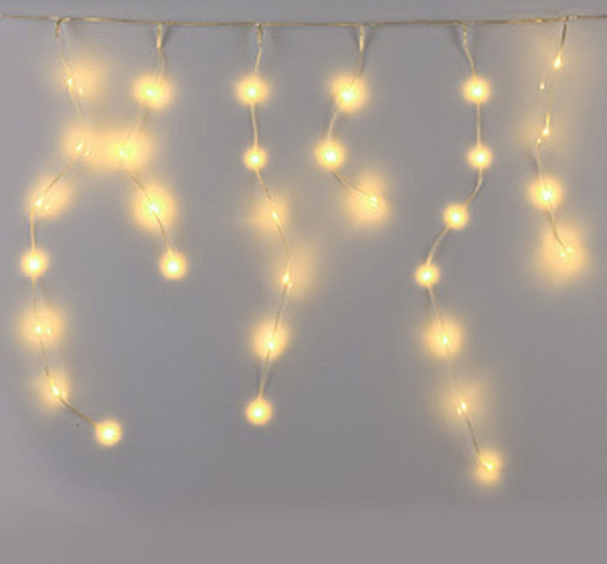LED-Eiszapfen-Weihnachtsbeleuchtung 480LED - 9,5 Meter - Für den Innen- und Außenbereich