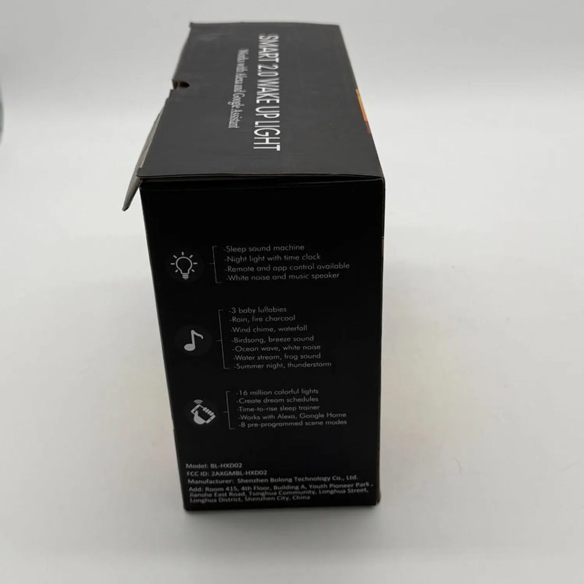 Nuvance Smart 2.0 Wake-up Light – Intelligenter Wecker mit Sonnenaufgangssimulation, Farblicht, Lautsprecher und App-Steuerung