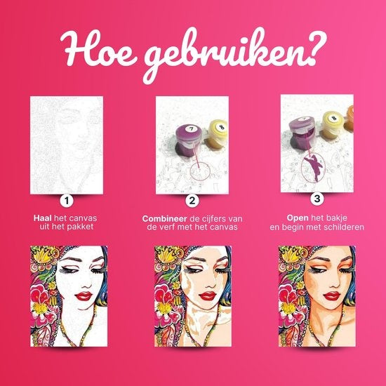 RubyeÂ® Malen nach Zahlen Erwachsene - Japanischer Garten - Inklusive Pinsel - Leinwand Malerei Leinwand - Farbe nach Zahlen - 40x50cm