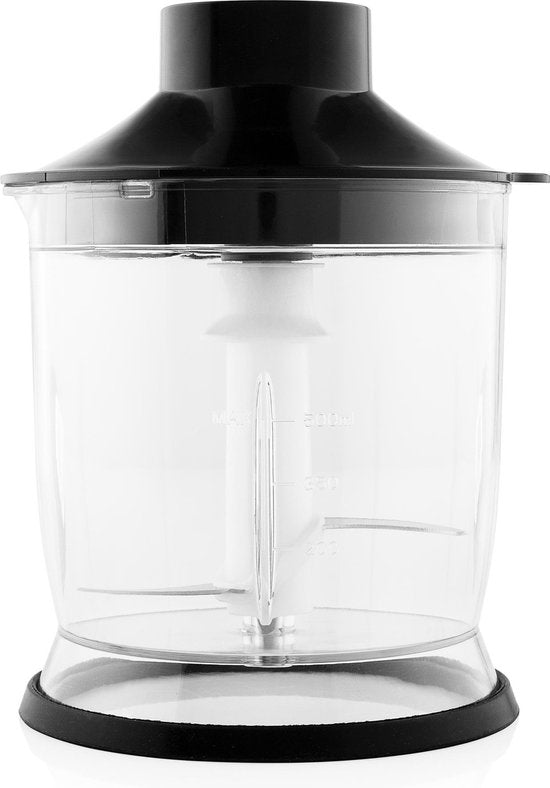 Tristar Stabmixer 1000 W – MX-4829 – 1 Geschwindigkeitsstufe mit Turbo – inkl. Messbecher – Edelstahl
