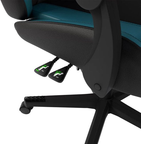 Gaming-Stuhl / Bürostuhl HyperSeat - Schwarz / Türkis