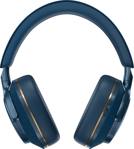 Bowers & Wilkins Px7 S2 – kabellose Over-Ear-Kopfhörer mit Geräuschunterdrückung, Bluetooth 5.0, 30 Stunden Wiedergabezeit, Schnellladefunktion, kristallklarer Klang – Blau