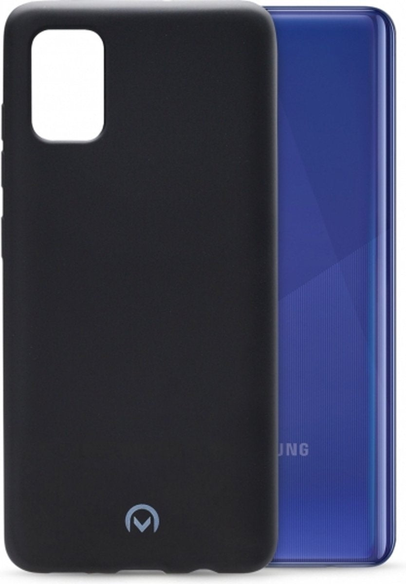 Mobilize Gummi Gelly Telefon Fall geeignet für Samsung Galaxy A41 Fall flexible TPU Backcover - Matt schwarz