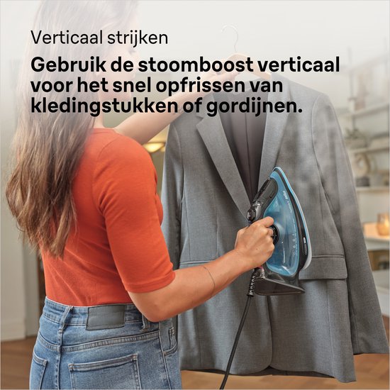 Braun TexStyle 5 SI5256BL – Dampfbügeleisen – Gleitet mühelos rückwärts – Selbstreinigend – Blau
