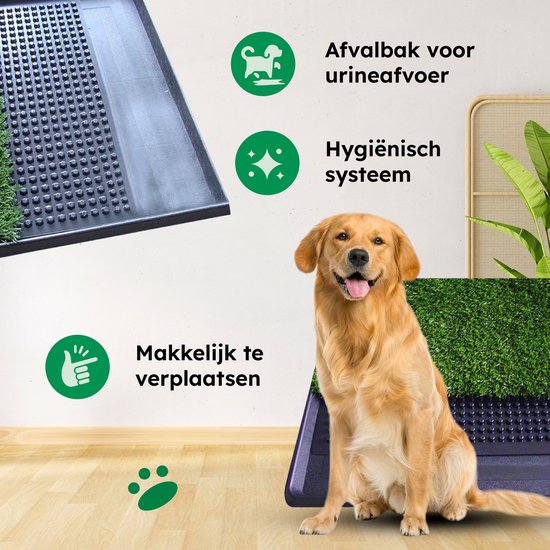 Gtrise Hundetoilette mit 2 Matten - Out/Indoor - Toilettentraining Ebook - Animal Toilet