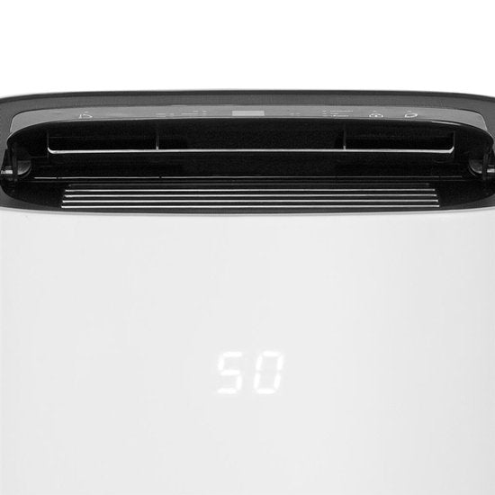 Princess 368020 Smart Luftentfeuchter – 6 l Wassertank – 350 W – WLAN- und App-Steuerung – Einstellbare Luftfeuchtigkeit – 2 Geschwindigkeitsstufen – Timer – 42 dB – Weiß