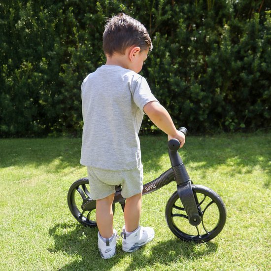 Sunny Balance Bike 3000 Laufrad aus Metall – Ab 2 Jahren – Verstellbarer Sattel – Carbon-Optik
