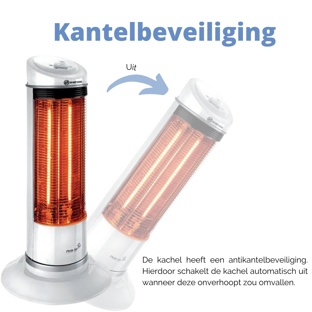 Plein Air Heater PAT-1200 - Keramik-Heizung - 1200W - Rotationsfunktion