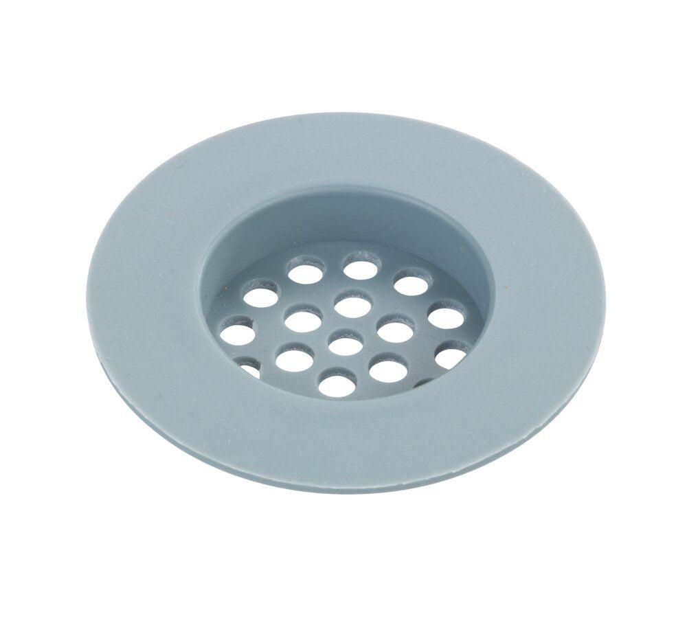 WENKO Milis Abflusssieb Grau – Ø 7 cm – Silikon