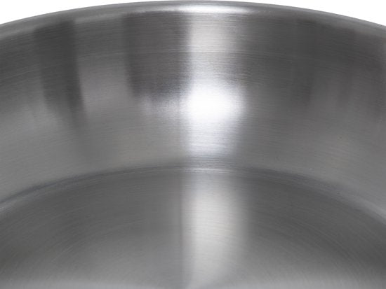 Secret de Gourmet – Bratpfanne – Für alle Kochfelder/Wärmequellen geeignet – silber – Durchmesser 20 cm