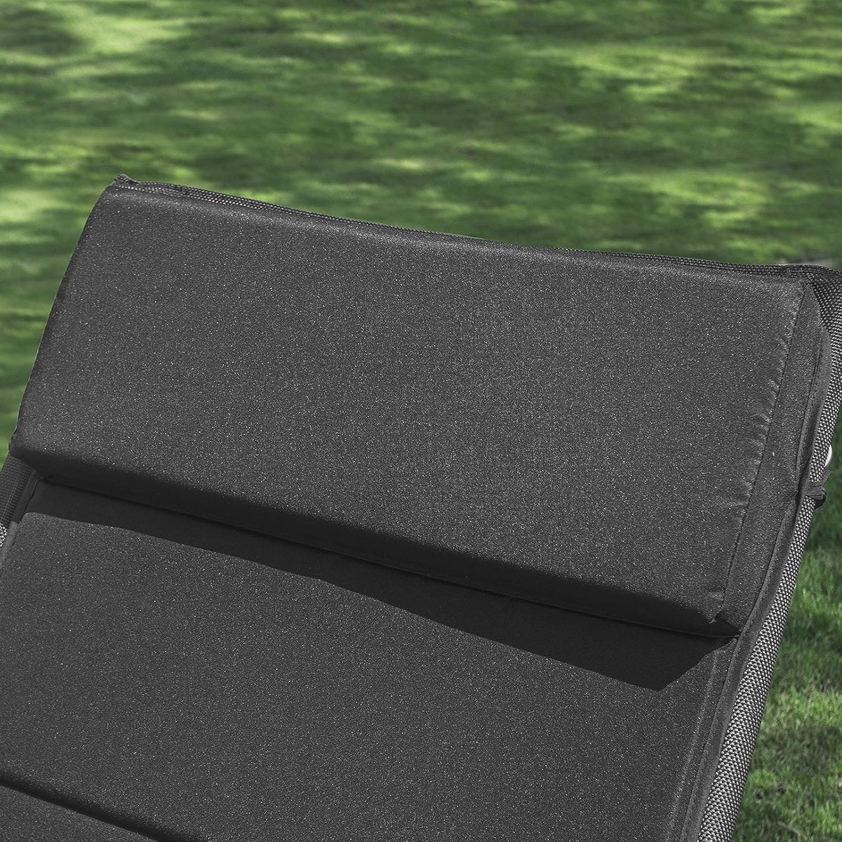 SoBuy OGS28-P02 Kissen für Schaukelstuhl – Ergonomisch – Kopfstütze – 170 x 50 x 5 cm – Schwarz
