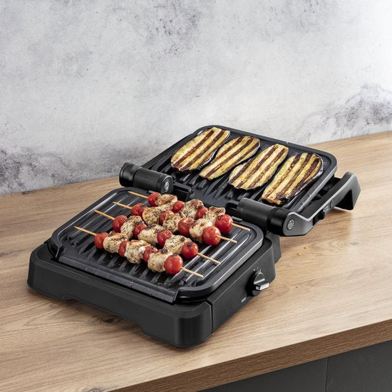 Tefal OptiGrill 2in1 GC7728 Intelligenter Grill und BBQ